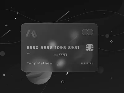 Glass card 3d mockup user interface abstract glass effect app design mobile banking branding minimal figma card design card style clean simple colorful logo credit card money dashboard finance glass card gloss 3d style gradient illustration art interaction design mvp modern freebie product design ux ui user experience