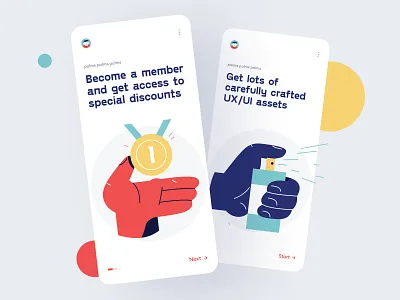 Mobile app branding logo