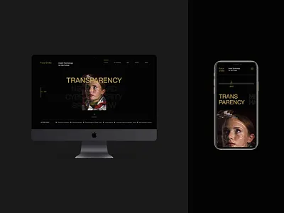 FuturIndex Mockup clean dark design minimal typography ui ux web design webdesign website
