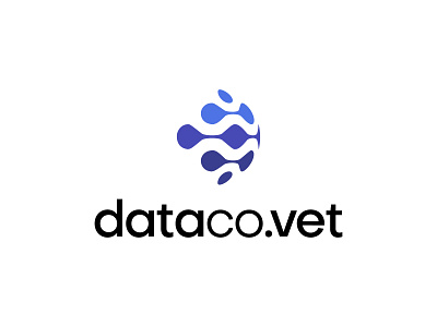 dataco vet circle connected connection creative data design dots globe globes graphics identity internet logo movement professional sphere tech technology vet