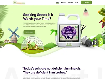 Horticulture Website : Landing Page 2020 design 2020 trends branding clean creative december ecommerce website design homepage horticulture landing page landing page design latest design modern design motion design new website design uidesign website motion design