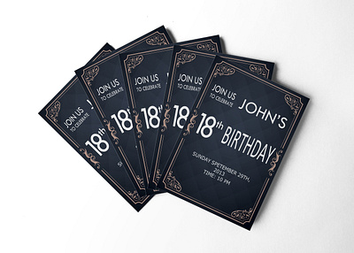 18th Birthday Invitation Design Templates best design download free get good graphicdesign mockup new photoshop psd