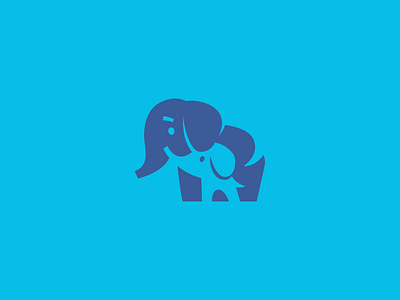 Elephant Family africa animal baby brand branding care child creative elephant family flat logo logotype love modern negative negativespace parent space wild