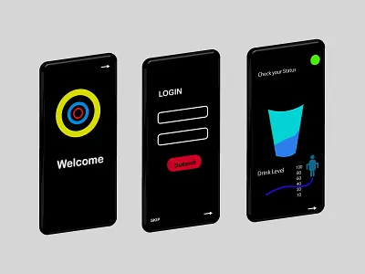 Water Remember Application app application creative design simple design vector water remember web