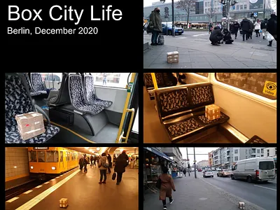 Box City Life abstract berlin box christmas cities city futurism installation installation art