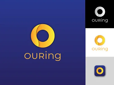 ouring brand branding branding design circle logo circles logo logodesign logos logotype o letter o letter logo ring rings