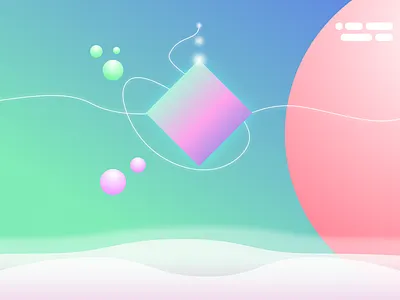 Abstract shapes and color abstract art color color palette design gradients illustration shapes sketch ui vector web