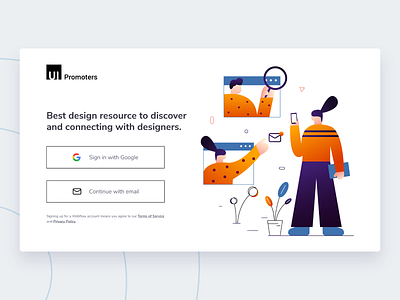 Web Onboarding branding character design gradients illustraion inspiration minimal mockup onboarding ui web design