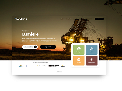 Lumiere Web App design landing landing design landing page landing page design landing page ui landingpage ui ui design web app web app design webdesign website website design