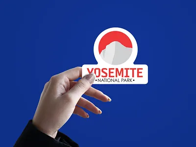 Yosemite National Park Logo adobe illustrator adobe photoshop branding design logo typogaphy