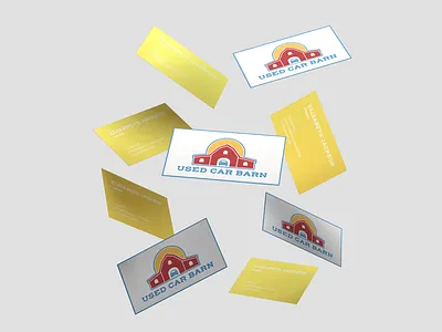 Used Car Barn Logo adobe illustrator adobe photoshop branding design logo typogaphy