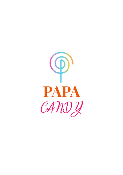 PAPA CANDY adobe illustrator design graphic design illustration logo typography