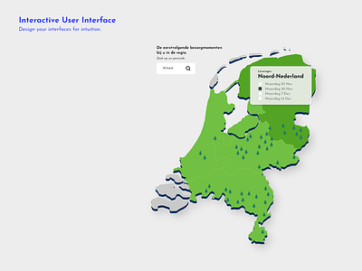 Interactive User Interface clean clean ui date delivery design interaction design interactive interface map minimal netherlands ui ui design uidesign ux ux design uxdesign uxui