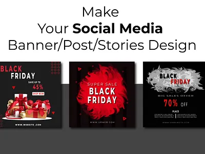 unique black friday banner design banner ad branding creative design design graphic design instagram logo minimal post socialmedia
