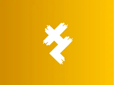 H & L brushstroke hl logo monogram painter vector