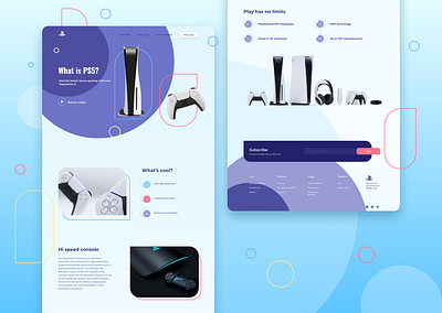 Landing page design electronic landing landing design landing page landing page design landingpage ps5