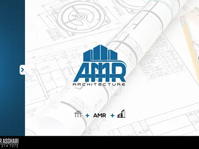 AMR architecture branding design icon icon graphic illustration logo logo graphic minimal typography