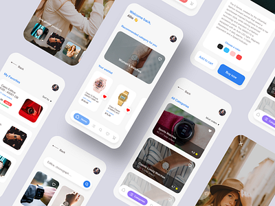 Watch Marketplace App app clean ui design interface mobile mobile ui ui