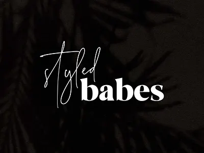 Styled Babes Boutique Logo atlanta boutique design boutique logo brand idenitity branding ecommerce design flat design graphic design logo logo design