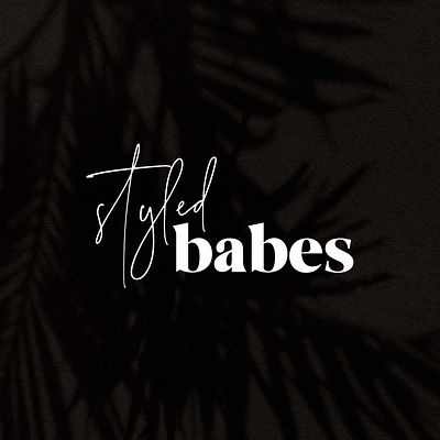 Styled Babes Boutique Logo atlanta boutique design boutique logo brand idenitity branding ecommerce design flat design graphic design logo logo design