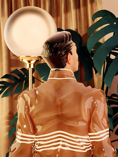 An Ode to Leyendecker 3d 3d art 3dartist blender blender3d design landscape render surreal surrealism