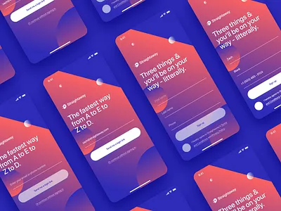 Straightaway - Onboarding v2 android app branding design ios mobile mobile app onboarding ui ux