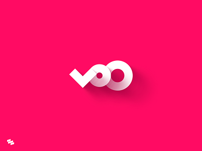 Voo Streaming - Logo Design animation branding design illustration logo minimal type typography ui vector