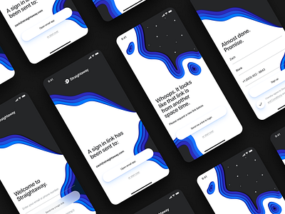 Straightaway - Onboarding v3 android app branding design ios mobile mobile app onboarding ui ux