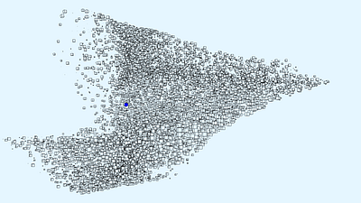 Going into the weekend 3d art data data visualization dataviz generative illustration particle