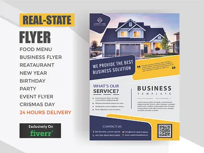 Realstate Flyer branding colors corporate design design good simple smart style stylish typography