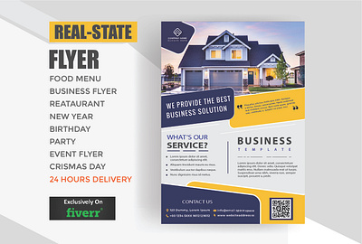 Realstate Flyer branding colors corporate design design good simple smart style stylish typography