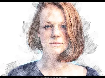 Pencil Color Sketch Portrait awesome awesome art illustration pencil art pencil drawing pencil sketch portrait portrait art sketch sketches