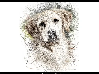 Scribble Art Sketch Pet portrait art awesome awesome art illustration pencil art pencil drawing pencil sketch portrait portrait art scribble art sketch scribble sketch sketch sketches