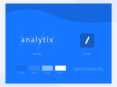 Analytix - Wordmark & App Icon app appicon branding design finance iconography logo logodesign uidesign uiux