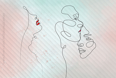 onelineart bestdesigner bestgraphicdesigner branding design illustration lineart monthly monthlybasiswork needajob needlogo one line art onelineart typography vector