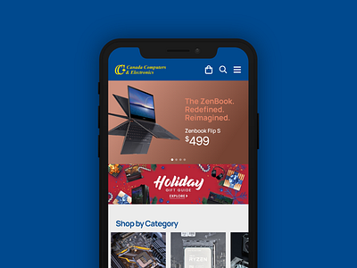 [WIP] Canada Computers Mobile Website canada computers mobile redesign ui webiste