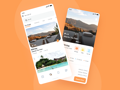 Hotel Booking App app design app ui application design application ui cards color design detail page hotel hotel app hotel booking hotel booking app interface mobileapp travel agency travel app traveling ui ux vacation