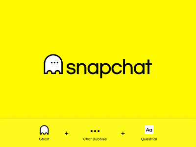 Snapchat Redesign Concept (for fun) app brandidentity design icon iconography logo logodesign typography uidesign uiuxdesign