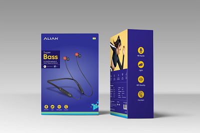 Wireless headphones box Design box design headphone package package design packagedesign packaging wireless