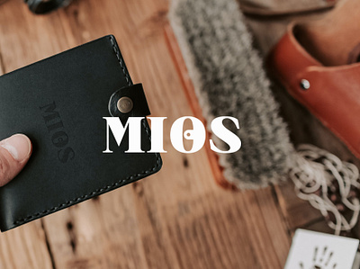 Mios branding logo design logotype serif typogaphy