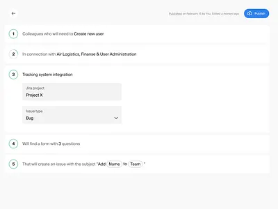 Form creation wizard conversational form ui wizard