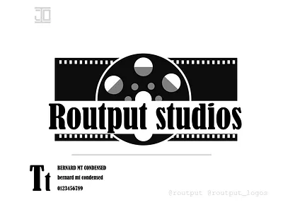 Routput Studios Concept brand design brand identity branding businesslogo design graphic design logo logodesign minimal product design