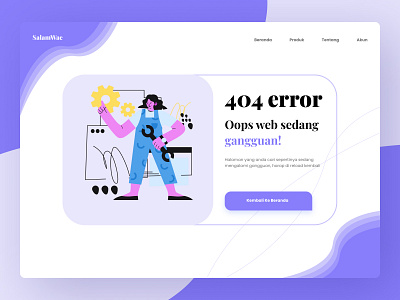 Daily UI Challenge 008 | 404 Page Design 404 page dailyui dailyuichallenge figmadesign ui ui design uiux web design webdesign