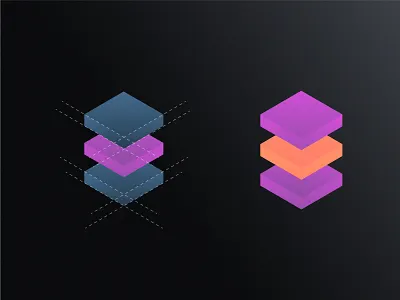 Daily Logo Challenge: Day 27 "Isometric Logo" abstract dailylogochallenge golden ratio isometric isometric design isometric logo isometry