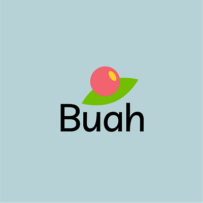 logo for buah design logo
