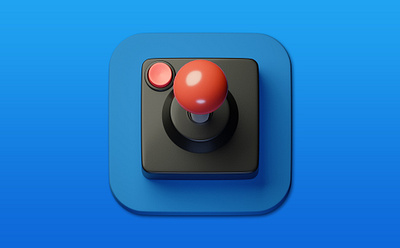 19. Joystick 3d 3d art adobe photoshop b3d blender3d design icon illustration minimal photoshop