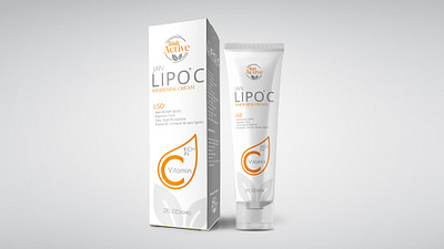 JAN LIPO C Whitening Cream brand identity branding illustration logo minimal packaging packaging design print product products