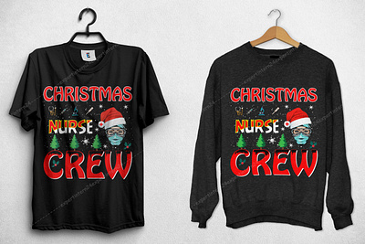 Christmas Nurs crew T-shirt Design christmas t shirt christmas trees chritsmas t shirt design t shirt design maker