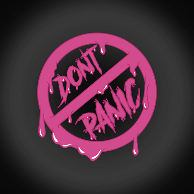 Dont Panic branding clothes clothing companylogo design illustration logo streetwear vector