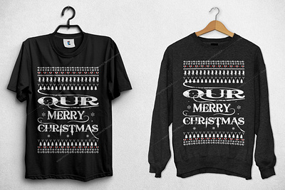 our merry Christmas T-shrit design christmas t shirt christmas t shirt design bundle christmas tree chritsmas t shirt design